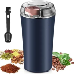 Portable Electric Coffee Grinder & Spice Mill with Stainless Steel Blades – Multi-Purpose Kitchen Tool