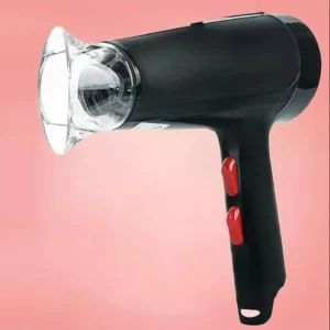 Professional Salon-Grade Hair Dryer with Concentrator Nozzle – High Power Blow Dryer