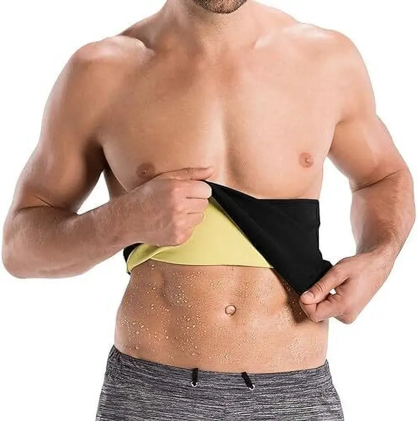 Men’s Heat-Trapping Sauna Waist Trimmer – Sweat Belt for Workouts & Weight Loss